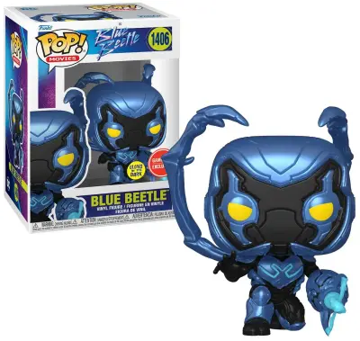 Blue Beetle (With Blaster) Pop! Movies