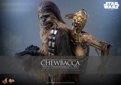 MMS 766 Chewbaccawith Disassembled C-3PO