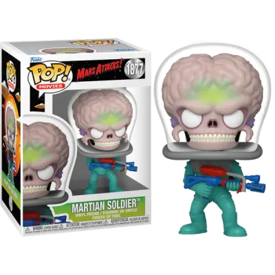 Martian Soldier with Atomic Ray Gun Pop! Movies