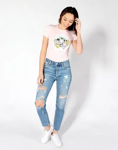 tokidoki x Hello Kitty Rise & Shine Women's Tee, Pink