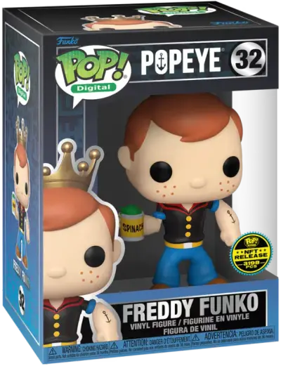 Freddy Funko (as Popeye) Pop! Digital