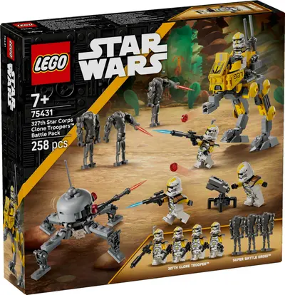 327th Star Corps Clone Troopers Battle Pack