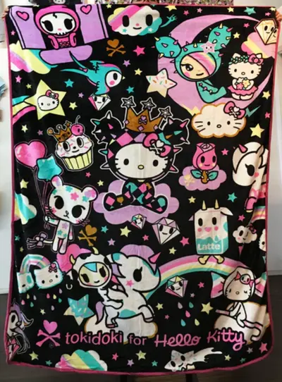 Hello Kitty in Space Blanket