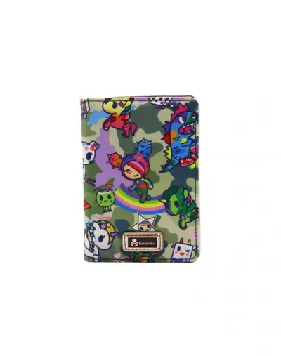 tokidoki - Camo Kawaii Passport Wallet