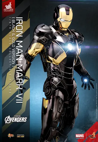 MMS 741 Iron Man Mark VII (Black & Gold)