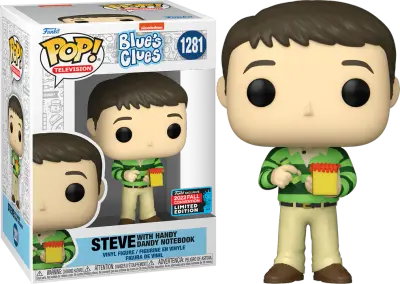 Steve with Handy Dandy Notebook Pop! Television