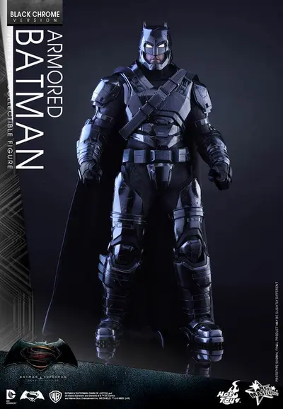 MMS 356 Armored Batman (Black Chrome)