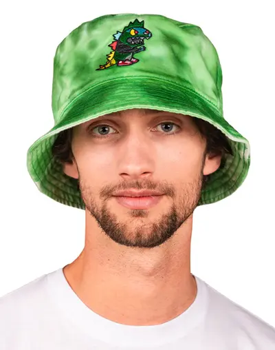 Tie Dye Kaiju Bucket Hat