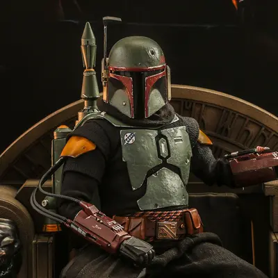 TMS 56 Boba Fett (Repaint Armor) and Throne