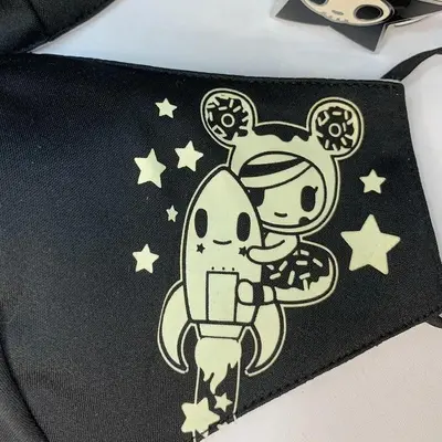 tokidoki Anti-Bacterial Reusable Mask - Glow-in-the-Dark Donutella
