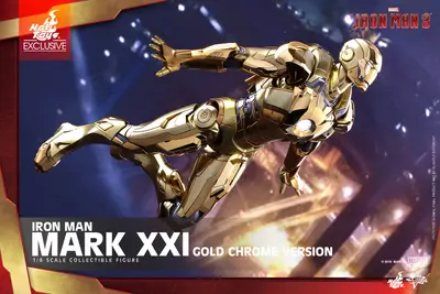 MMS 341 Iron Man Mark XXI Gold Chrome Version