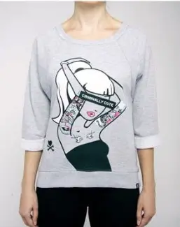 Barbie Criminally Cute 3/4 Tee