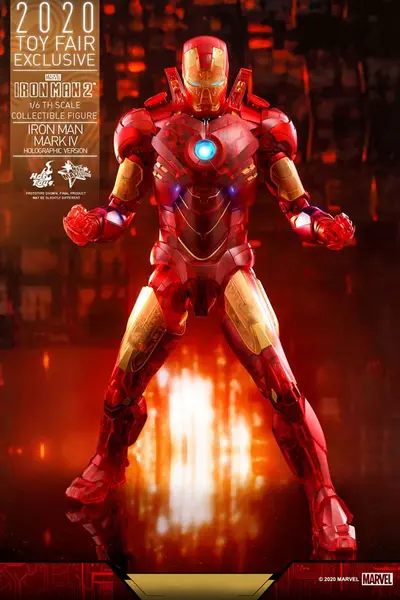 MMS 568 Iron Man Mark IV Holographic Version
