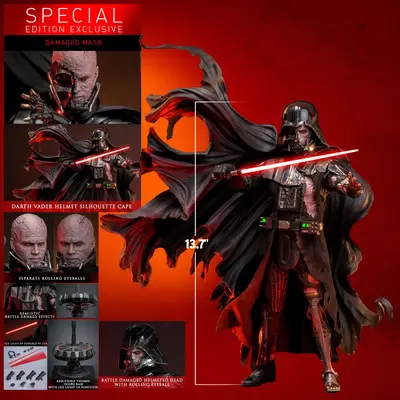 DX 45 Darth Vader Deluxe Battle Damaged