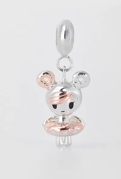 Donutella charm, rose gold