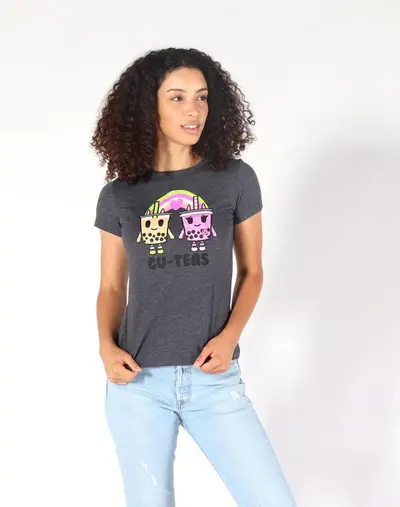 Cu-Teas Women's Tee, Dark Heather Grey