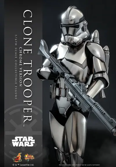 MMS 643 Clone Trooper (Chrome Version)