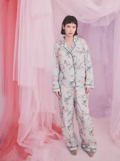 Cath Kidston Cotton Button Through Woven Pyjamas