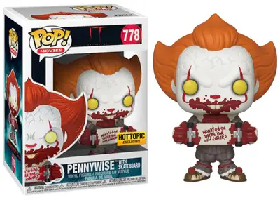 Pennywise with Skateboard Pop! Movies