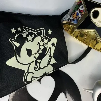 tokidoki Anti-Bacterial Reusable Mask - Glow-in-the-Dark Star Fairy
