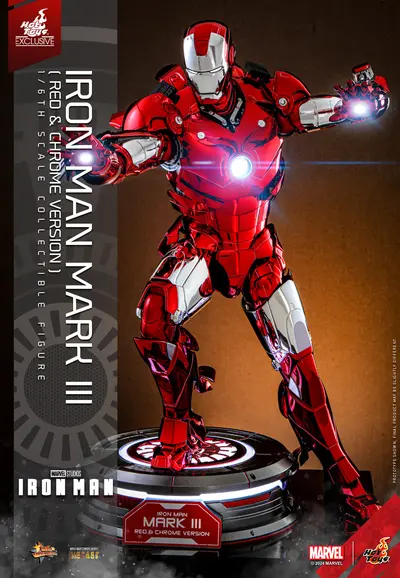 MMS 744 Iron Man Mark III (Red & Chrome)