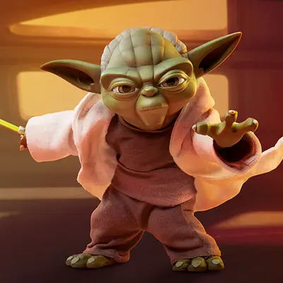 Yoda Animated Clone Wars