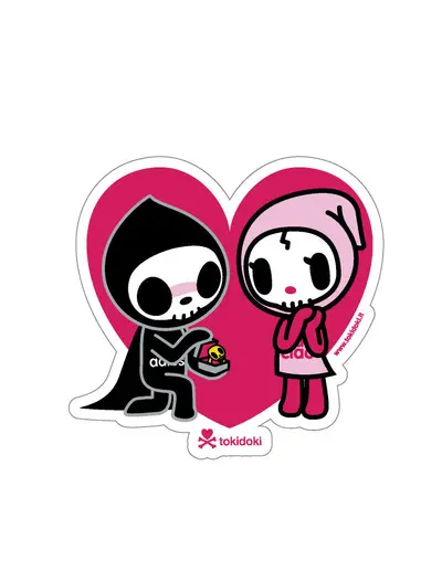Adios & Ciao Ciao Together Forever Die Cut Sticker