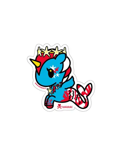 Princess Starfish Die Cut Sticker