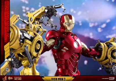 MMS 462 Iron Man Mark IV with Suit-Up Gantry