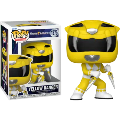 Yellow Ranger With The Power Daggers Pop! Television