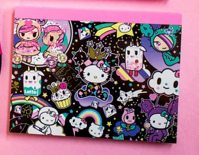 Hello Kitty in Space Memo Pad Hello Kitty Crown Pink 