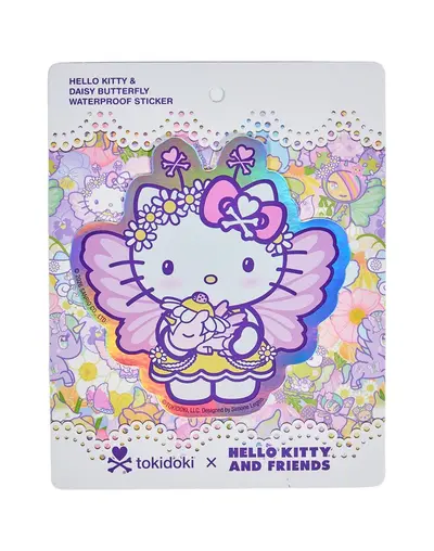 tokidoki x Hello Kitty and Friends Butterfly Garden Hello Kitty & Daisy Butterfly Sticker