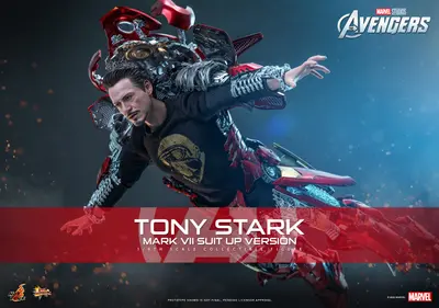 MMS 718 Tony Stark Mark VII Suit Up Version