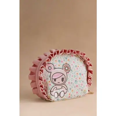 TOKIDOKI DITSY PLACEMENT HALF MOON POUCH