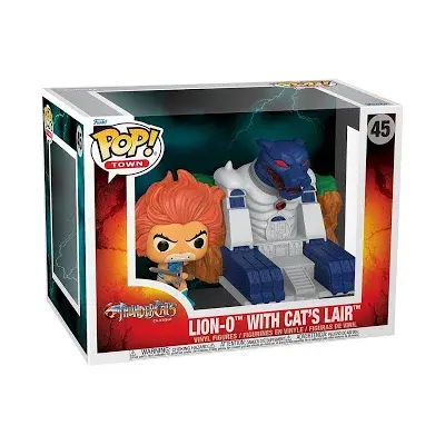 Lion-O With Cat's Lair Pop! Town