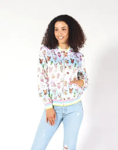 tokidoki Toki Sweetie Women's Reversible Jacket, Multi