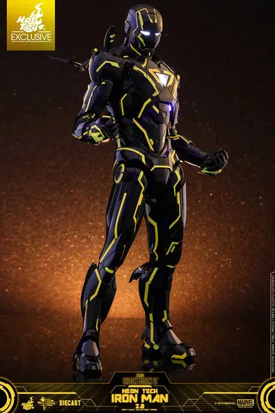 MMS 523 Iron Man Neon Tech 2.0