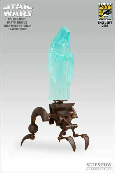 Holographic Darth Sidiious (With Mechno-Chair)