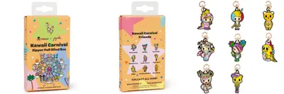 Kawaii Carnival Zipper Pull