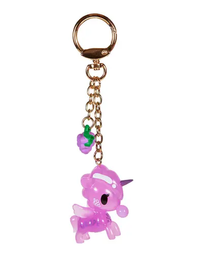 Unicorno Lite Bubble Gum Keychain - Grape Bubble