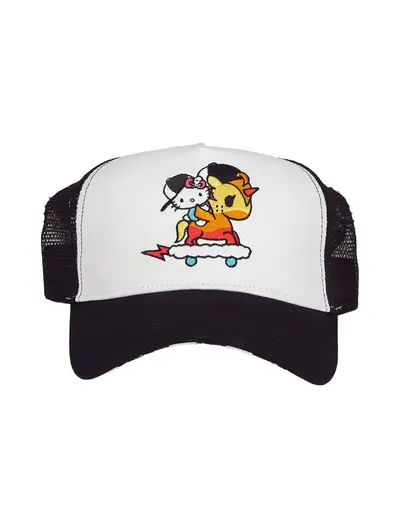 tokidoki x Hello Kitty Hello Skater Trucker Hat