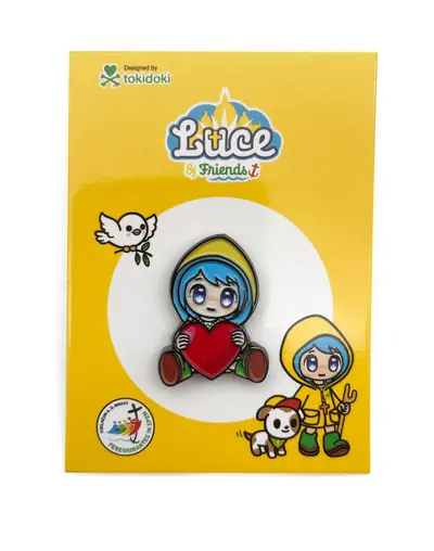 Luce Heart Pin
