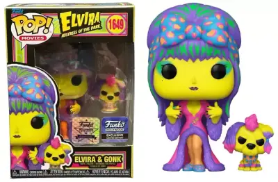 Elvira And Gonk Blacklight Pop! Movies