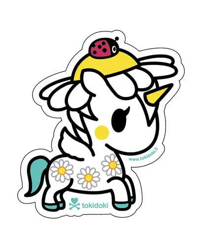 Daisy Unicorno Die Cut Sticker