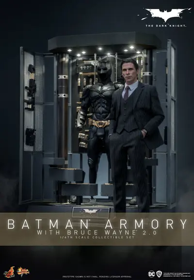 MMS 750 Batman Armory with Bruce Wayne 2.0
