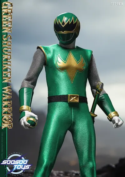 Green Shuriken Warrior