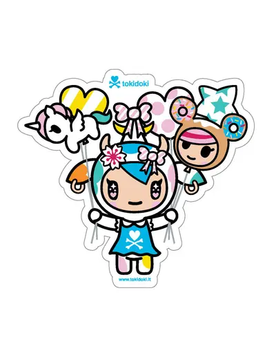 Celebration Mozzarella Die Cut Sticker