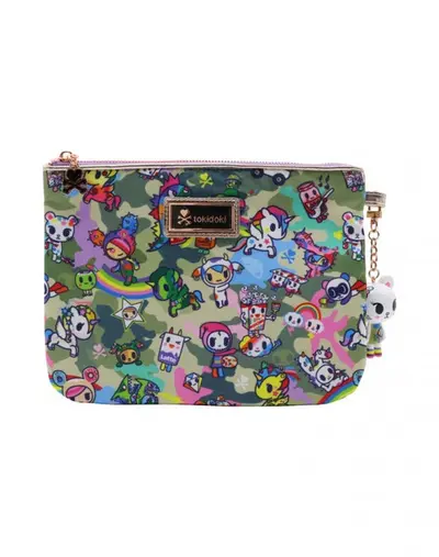 Camo Kawaii Zip Pouch