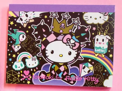 Hello Kitty in Space Memo Pad - KItty in Sandy Suit Lavender