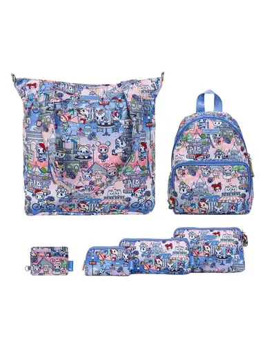 tokidoki x JuJuBe Everyday Mini + Be Light + Be Set + Be Charged C’est la vie à Paris Bundle
